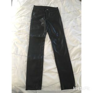 Leather Black Pants